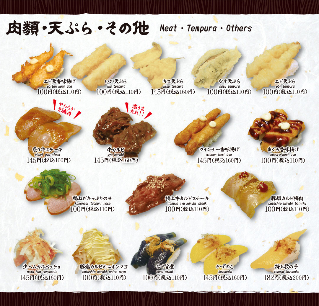 肉類・天ぷら・その他